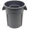 Impact 20 Gallon Low-Density Polyethylene Value-Plus Containers - Gray